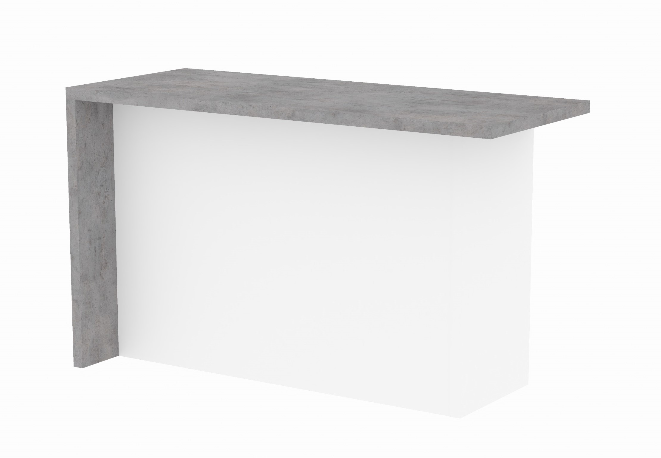wyspa kuchenna beton jasny
